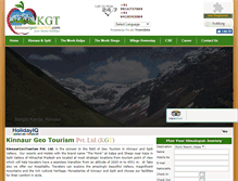 Tablet Screenshot of kinnaurgeotourism.com